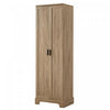 Liam Multi-Functional Storage Cabinet with Doors and Adjustable Shelves,Brown Accent Cabinet | Liam Armoire de rangement multifonction avec portes et etageres reglables, Marron