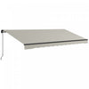 Outsunny 15' X 10' Patio Retractable Awning Sunshade Shelter, Light Grey|Outsunny 15' X 10' Auvent Retractable, Abri Pare-soleil, Gris Clair