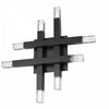 Dainolite Francesca Wall Sconce 24w Matte Black Acrylic Diffuser Lamp|Applique murale Francesca de Dainolite en acrylique qui diffuse la lumière, avec fini noir mat et ampoule de 24 W