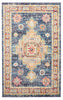 Lotus Navy Rug 8'0" x 10'0" | Tapis Traditionnel Lotus 8'0" x 10'0" en Bleu marin
