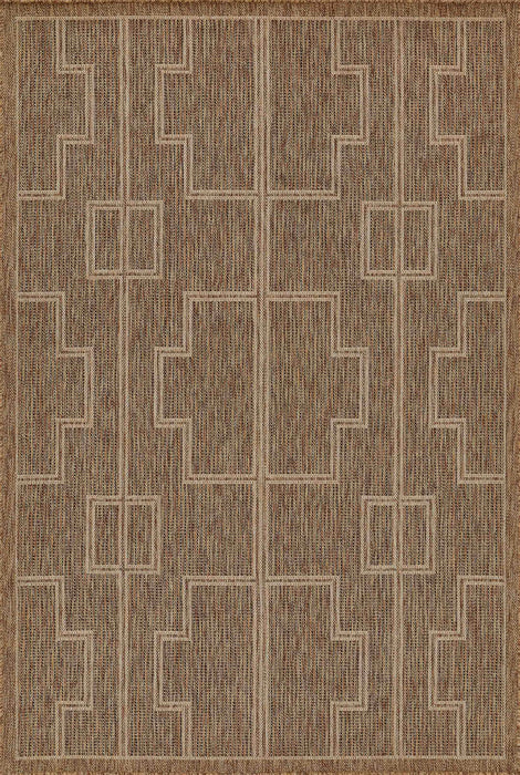 Dune Transitional 5'3\" x 7'7\" Area Rug in Ivory Indoor Area Rug