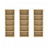 Rivington Modern 28" Open Bookcase in Natural Oak - Set of 3 | Bibliotheque ouverte moderne Rivington 28" en chene naturel - Ensemble de 3