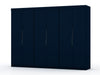 Mulberry Contemporary Modern 13-Piece Wardrobe Closet in Midnight Blue | Armoire contemporaine moderne Mulberry 13 pieces en bleu minuit
