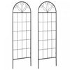 Outsunny Metal Garden Trellis Pack Of 2 For Climbing Plants, Black|Outsunny Lot De 2 Treillis De Jardin En Metal Pour Plantes Grimpantes, Noir