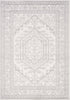 Fallon White Grey Elegant Faded Traditional Rug, 7'10" x 10'6" Indoor Area Rug | Tapis Fallon blanc gris elegant delave traditionnel, 7'10" x 10'6"