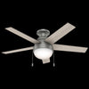 Anslee Low Profile Ceiling Fan with Light Fixture - Grey | Ventilateur de plafond Anslee à profil bas avec luminaire - Gris