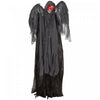Homcom Winged Grim Reaper Animatronic Prop W/ Light Up Eyes, For Party|Homcom Faucheuse Ailee Animatronique Avec Yeux Lumineux, Pour Halloween