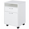 Homcom Mobile Filing Cabinet With Drawer|Homcom Classeur Mobile Avec Tiroir