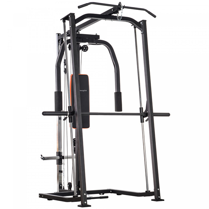 Sportnow Multi-gym Smith Machine Power Cage For Home Gym Weight Lifting