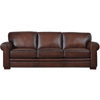 Hydeline Brookfield Leather Sofa - Brown 