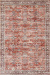 Ruby Traditional 6'6\" x 9'0\" Area Rug in Brown Indoor Area Rug