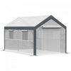 Outsunny 7' X 12' X 7' Heavy Duty Walk-in Greenhouse Seed Growth Tent White|Outsunny Serre Robuste 7' X 12' X 7', Tente De Croissance De Graines, Blanc