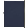 Outsunny 118" X 79" Retractable Side Awning Patio Outdoor Folding Privacy Screen With Resistance To |Outsunny 118"x79" Auvent Lateral Retractable Ecran D'intimite Pliable, Bleu