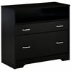 Vinsetto 2 Drawers File Cabinet With Hanging Rail|Vinsetto Classeur 2 Tiroirs Avec Rail De Suspension