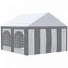Outsunny 13 X 13ft Party Tent With Sides, 4 Windows And 2 Doors|Outsunny Tente De Fete 13 X 13 Pieds Avec Cotes, 4 Fenetres Et 2 Portes