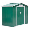 Outsunny 7' X 4.3' X 6.1' Garden Storage Shed Outdoor Patio Yard Metal Tool Storage House W/ Steel F|Outsunny Abri De Jardin 7' X 4' X 6' Abri De Jardin Exterieur Patio Maison De Stockage D'outils En M