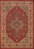 Elara Traditional 9'3" x 12'6" Area Rug in Red Indoor Area Rug | Tapis Traditionnel Elara 9'3" x 12'6" en Rouge