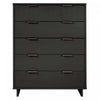 Granville Modern 38" Chest in Charcoal Gray (5-Drawer) | Commode Granville Moderne 38" en gris charbon (5 tiroirs)