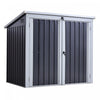 Outsunny 5ft X 3ft Outdoor Garbage Bin Storage Shed, Metal Garbage Shed