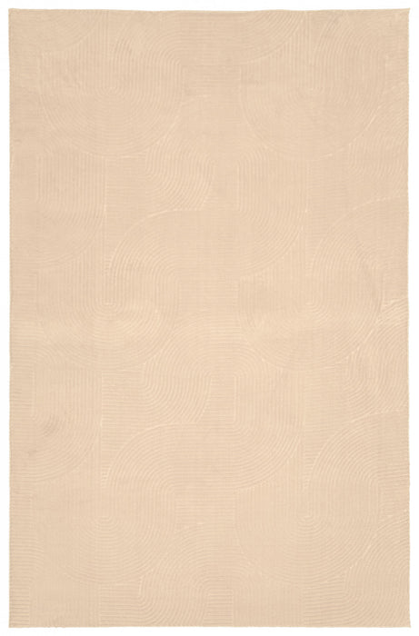 Elion Contemporary Beige Washable Rug 8'0\" x 10'0\" Indoor Area Rug