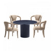 Hathaway and Palmer Modern Industry Chic 5-Piece Dining Set in Ivory and Black Dining Room Set | Ensemble de salle a manger moderne chic industriel Hathaway et Palmer 5 pieces en ivoire et noir