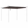 Outsunny Retractable Replacement Pergola Canopy For 10' X 10' Pergola, Pergola Cover Replacement, Co|Outsunny Auvent De Pergola De Remplacement Retractable Pour Pergola De 9.8' X 9.8', Remplacement De