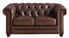 Hydeline Standwood Leather Loveseat - Brown|Causeuse Standwood de Hydeline en cuir - brune
