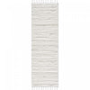 Quinto Cream Waves Shag Area Rug - 2'7" x 8'|Carpette à poil long Quinto crème à motif de vagues - 2 pi 7 po x 8 pi