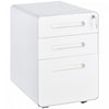 Vinsetto 3 Drawers File Cabinet On Wheels Lockable For Home Office|Vinsetto Classeur A 3 Tiroirs, Verrouillable Sur Roues Pour Le Bureau
