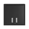 Fortress 30" Floating Textured Metal Garage Cabinet with Adjustable Shelves - Charcoal Grey|Armoire flottante Fortress de Manhattan Comfort de 30 po en métal texturé avec tablettes réglables pour le garage - gris anthracite