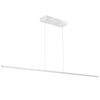 Dainolite Array LED Horizontal Pendant 56w 72" Matte White Finish White Acrylic Diffuser Lamp|Luminaire suspendu horizontal Array de Dainolite de 72 po en acrylique blanc qui diffuse la lumière, avec fini blanc mat et ampoule à DEL de 56 W