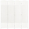 Homcom 4 Panel Folding Room Divider 5.6 Ft Privacy Screen Panel|Homcom Panneau De Separation De Piece Pliant A 4 Panneaux De 5,6 Pi