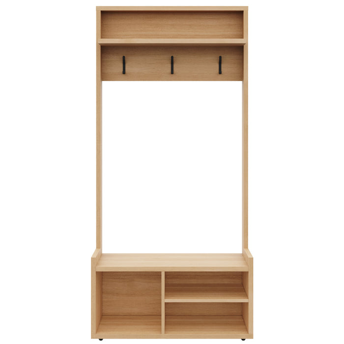 Porto Entryway Hall Tree Coat Rack