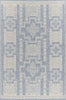 Nyra Transitional 6'6" x 9'0" Area Rug in Blue Indoor Area Rug | Tapis Transitionnel Nyra 6'6" x 9'0" en Bleu