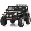 Costway 12v Kids Ride On Truck Remote Control Electric Car W/lights&music Black