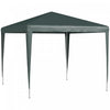 Outsunny 9' X 9' Party Tent Portable Gazebo Canopy For Weddings Parties Outdoor Sunshade With Dresse|Outsunny Tonnelle De Tente De Fete Portable 9' X 9' Avec Pieds, Vert Fonce