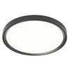 Dainolite Frida Flush Mount 30w Sandy Black Finish Lamp|Plafonnier affleuré Frida de Dainolite avec fini noir sablé et ampoule de 30 W