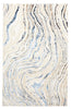Clara Blue Rug 8'0" x 10'0" | Tapis Contemporain/Moderne Clara 8'0" x 10'0" en Bleu