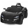 Costway 12v Kids Ride On Car 2.4g Rc Electric Vehicle W/ Lights Mp3 Openable Doors Black