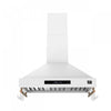 Forno Venezia 36 Inch Wall-Mounted Range Hood, White-FRHWM5503-36WHT | Hotte de cuisiniere murale Venezia de 36 po, blanc-FRHWM5503-36WHT