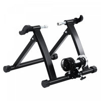 Soozier Foldable Indoor Bike Trainer, Stationary Bicycle Stand For Riding Exercise, 26-28