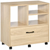 Vinsetto Filing Cabinet With Hanging Rail