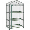 Outsunny 3 Tier Mini Greenhouse Portable Plant Greenhouse With Roll Up Door And Wire Shelves, 27" X |Outsunny Mini Serre De Jardin Serre Portable Pour Plantes Avec Porte Enroulable Et Etageres En Fil M