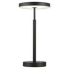 Dainolite Francine Table Lamp 10w Sandy Black White Acrylic Diffuser