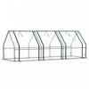 Outsunny 9' X 3' X 3' Portable Tunnel Greenhouse With Zipper Doors Clear|Outsunny Serre Tunnel Portable 9' X 3' X 3' Avec Portes A Fermeture Eclair