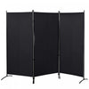 Homcom Double Hinged Room Divider, 3 Panel Privacy Screen|Homcom Separateur De Piece, Ecran De Confidentialite A 3 Panneaux