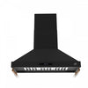 Forno Venezia 48 Inch Wall-Mounted Range Hood, Black-FRHWM5503-48BLK | Hotte de cuisiniere murale Venezia de 48 po, noir-FRHWM5503-48BLK