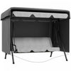 Outsunny 3-seater Patio Swing Cover, 85" X 61" X 59", Dark Grey