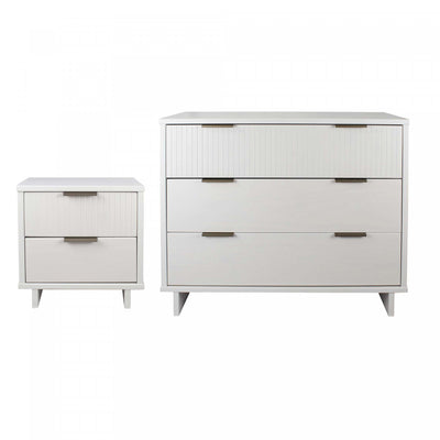 Granville Modern 2-Piece Dresser Set in White | Ensemble de commode 2 pieces Granville Modern en blanc