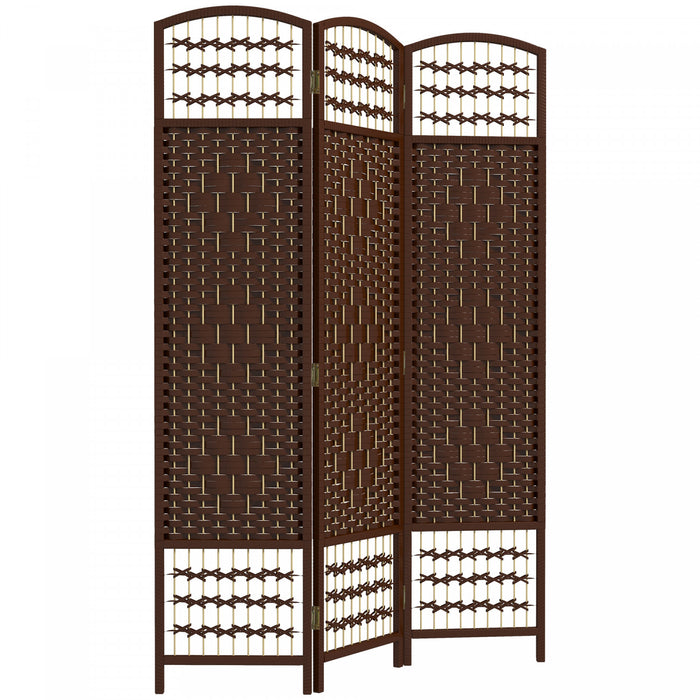 Homcom Folding Room Divider 5.6 Ft Privacy Screen Panel